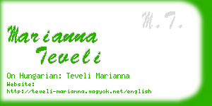 marianna teveli business card